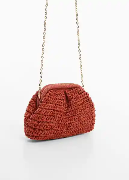 Bolso P Amalfi Terracota Talla 99 Mujer Mango