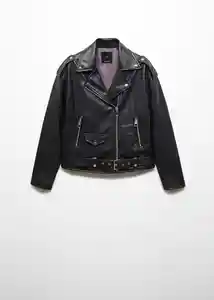 Chaqueta Gift Negro Talla L Mujer Mango