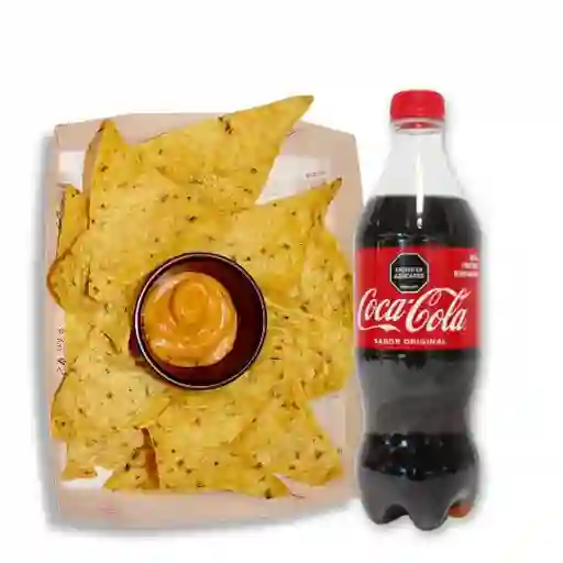 Combo gaseosa + nachos x16