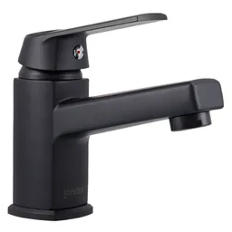 Stretto Grifería Monomando Lavatorio Modena Negro Mate