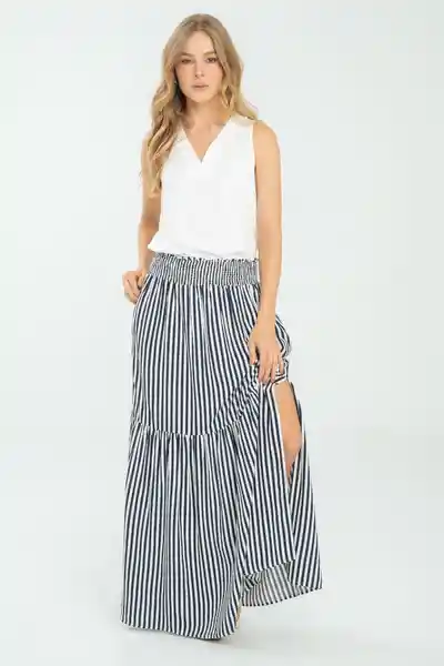 Blusa Cecilia Color Blanco Crudo Talla XL Ragged