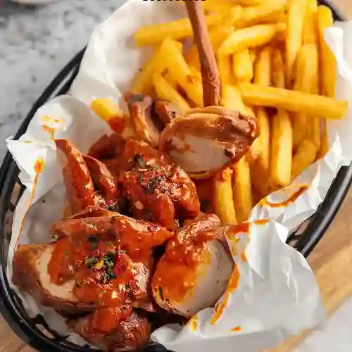 Curry Wurst (Salchipapa)