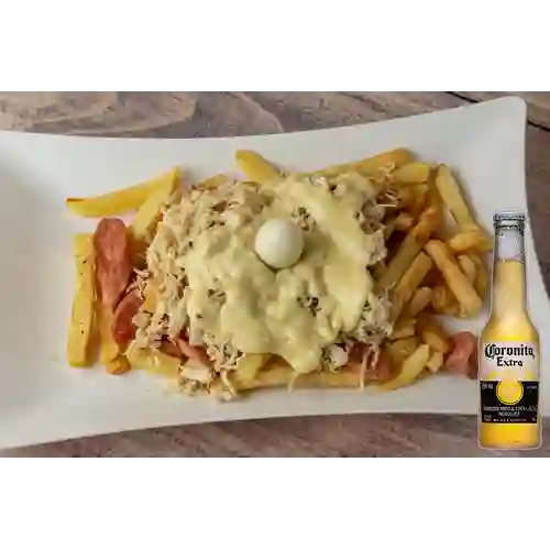 Combo Salchipapa Especial 300 gr + Coronita 210ml