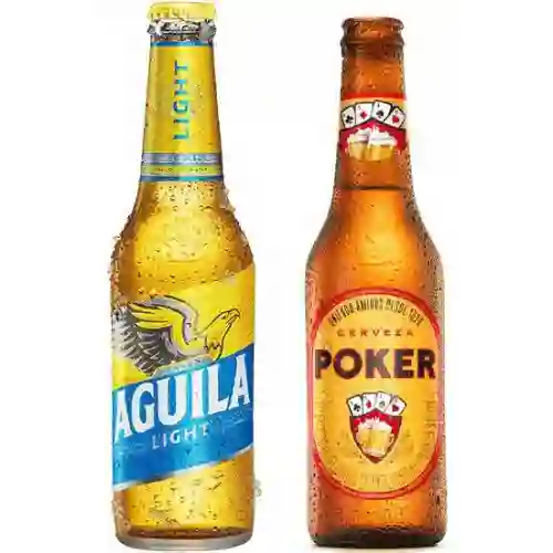 Cerveza Poker y Aguila