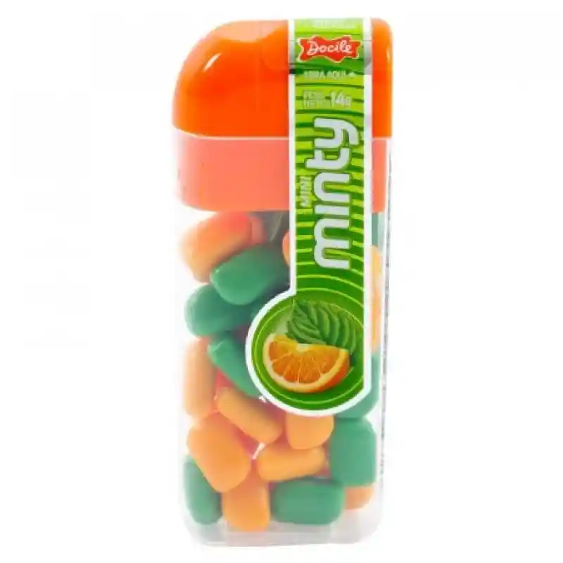 Docile Snack Mentas Mini Naranja 