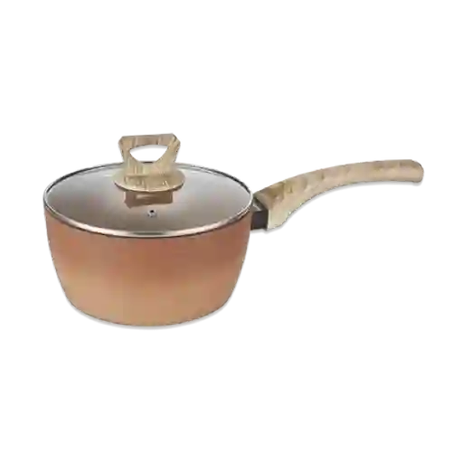 Amercook Cacerola Terracota Con Tapa de Vidrio 24 cm