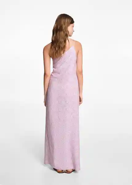 Vestido Lila Lila Talla 19 Teen Niñas Mango