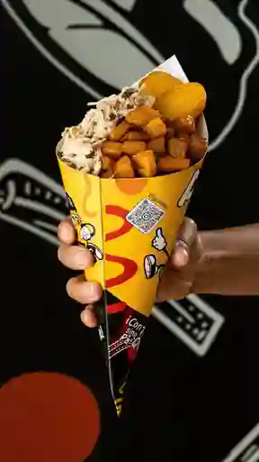 Cono de Pollo Desmechado