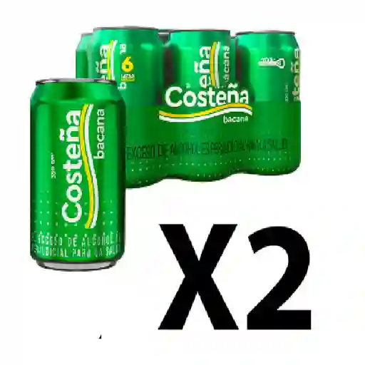 60% Off en la 2Nda Unidad de Cerveza Costeña Bacana 6 330 mL