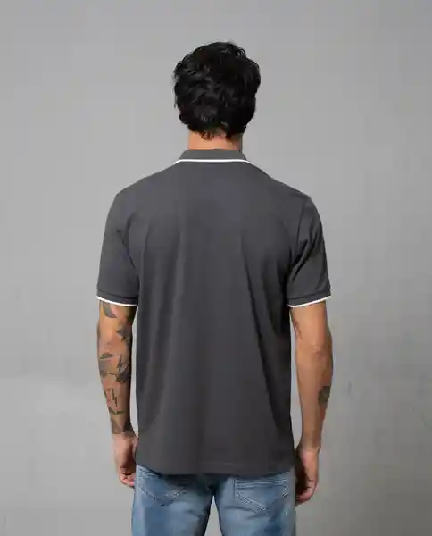 Camiseta Polo Iconica Gris Grafito Ultraoscuro T XL 34701 Rifle