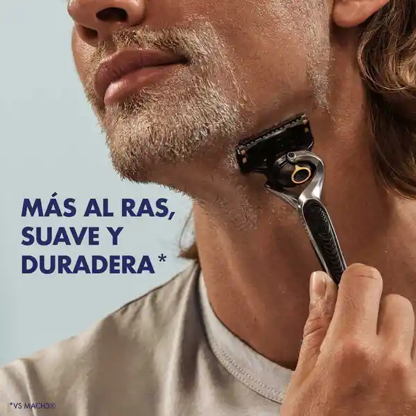 GILLETTE Proshield Repuestos Cuchilla de Afeitar Máquina de Afeitar con 5 Hojas Afeitado más al Ras Afeitadora para Hombre 4 Uds