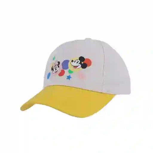 Gorra Colección Mickey y Minnie Mouse Beige y Amarilo Miniso