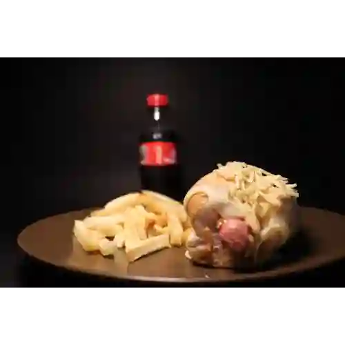 Combo Perro Sencillo + Papas + Gaseosa