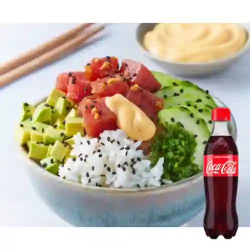 Poke atun + coca-cola sabor orig 400ml
