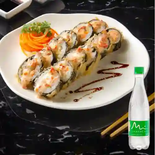 Yarigai Tempura X 6 Bocados +Agua Manantial C/Gas