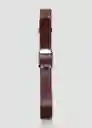 Cinturón Ringo Marron Talla L Mujer Mango
