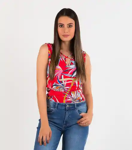 Unser Blusa Rojo Talla S 820890