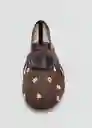Zapatos Balta Marrón Talla 37 Mujer Mango