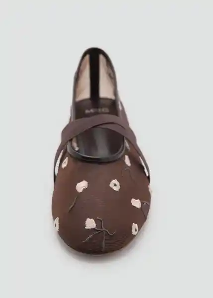 Zapatos Balta Marrón Talla 37 Mujer Mango