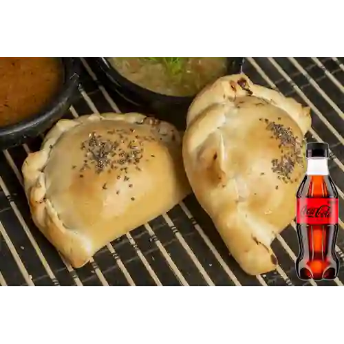 Combo Empanada Argentina de Carne +Cocacola ZERO 250ml