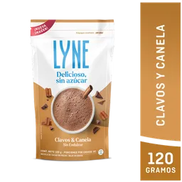 Choco Lyne Chocolate Clavos y Canela Sin Endulzar 120 g