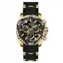 Invicta Reloj Hombre Dorado y Negro 31315