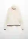 Jersey Amanda Crudo Talla M Mujer Mango