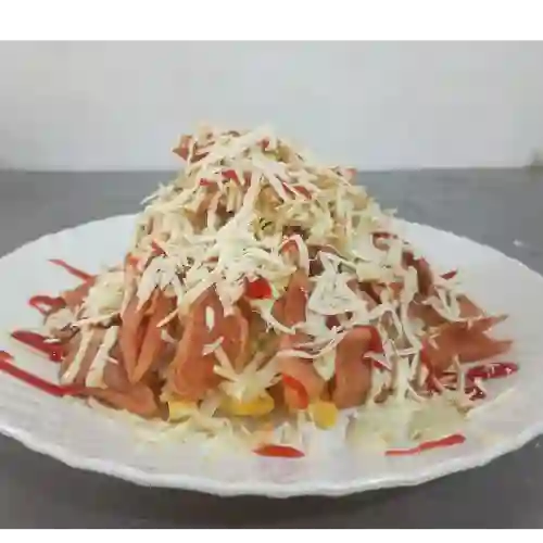 Salchipapas Mixta