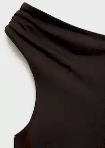 Buzo Jersey Yenny Chocolate Talla XS Mujer Mango