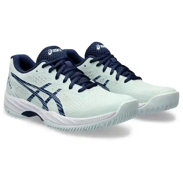 Asics Zapatos Gel-Game 9 Para Mujer Azul Talla 5.5