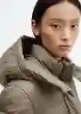 Abrigo Anorak Rocio Khaki Talla M Mujer Mango