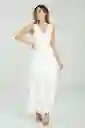 Vestido Becca Color Blanco Crudo Talla L Ragged