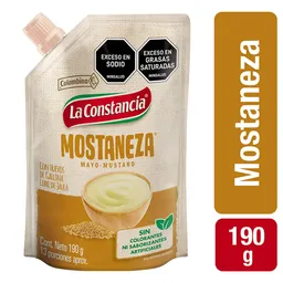 Mostaneza Salsa sin Colorantes ni Saborizantes Artificiales