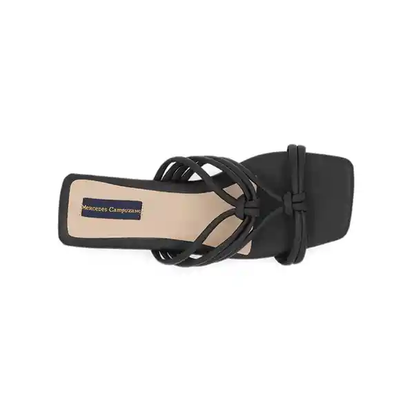 Sandalias Plana Curonta Negro Talla 40