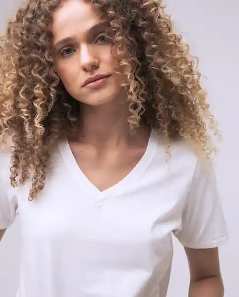  Camiseta Mujer Blanco Talla Xl 600D002 AMERICANINO 