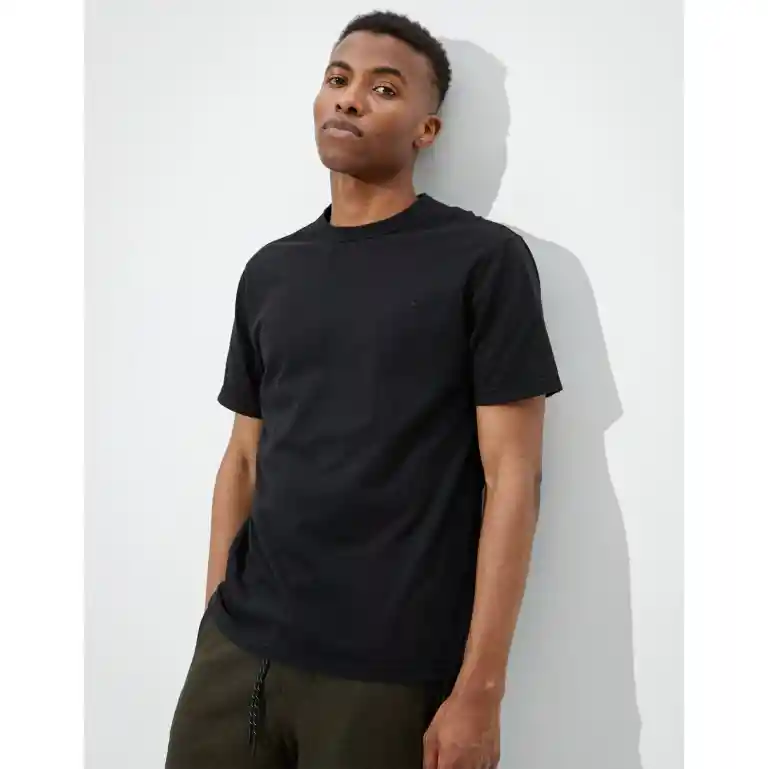 Camiseta Negro Talla Large Hombre American Eagle