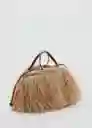 Bolso P Broom Beige Talla 99 Mujer Mango