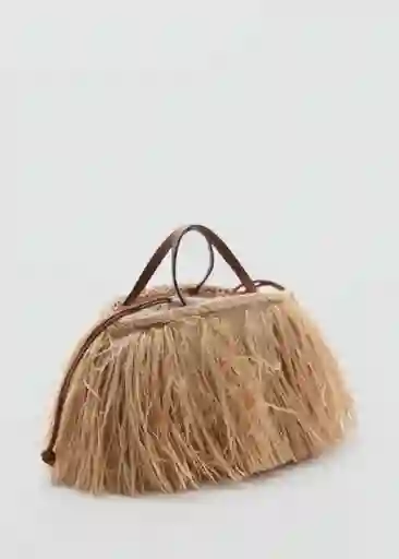 Bolso P Broom Beige Talla 99 Mujer Mango
