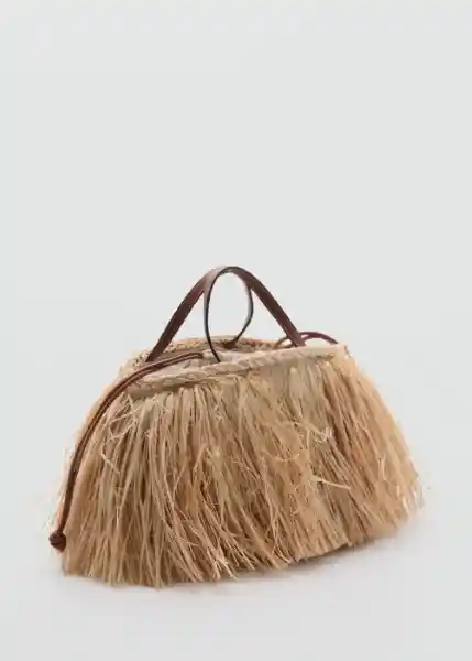 Bolso P Broom Beige Talla 99 Mujer Mango