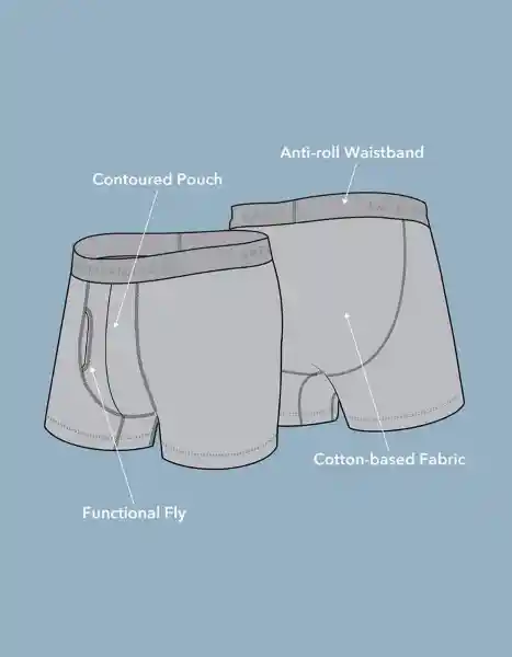 Bóxer Hombre Gris Talla MEDIUM 4150008 American Eagle