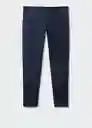 Pantalón Borne Navy Talla 46 Hombre Mango