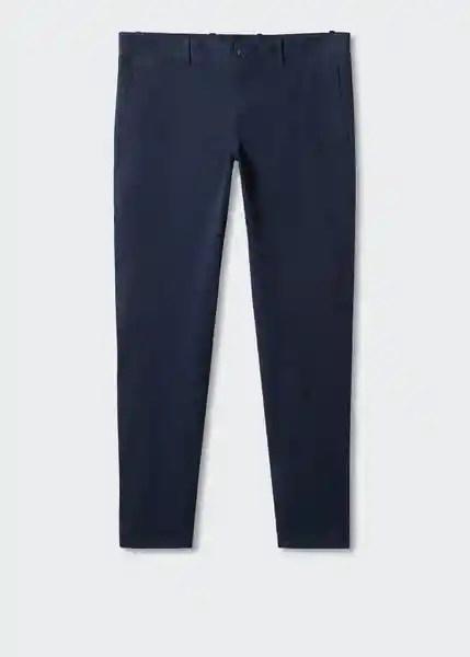 Pantalón Borne Navy Talla 46 Hombre Mango