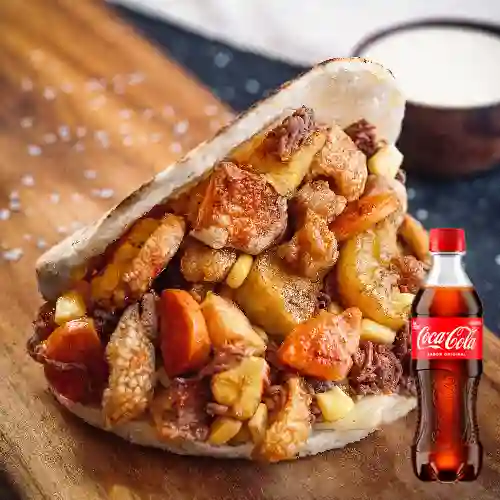 Combo Arepa Paisa + Coca Cola Original 400 ml