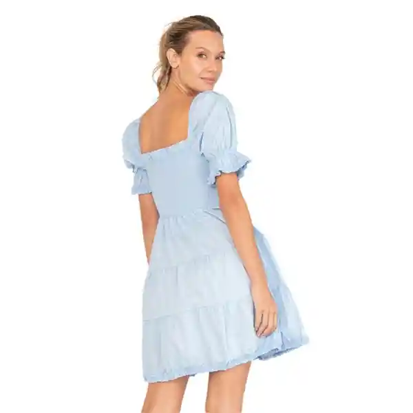 Vestido Corto Bondi Azul Cl Xs