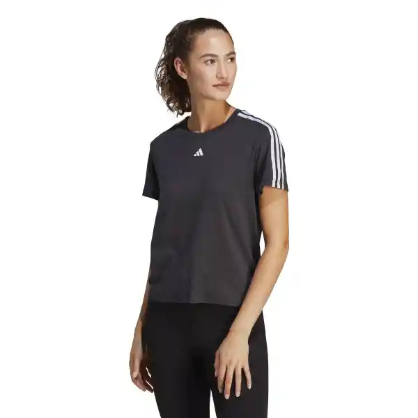 Adidas Camiseta Tr-es 3s T Mujer Negro Talla XS IC5039