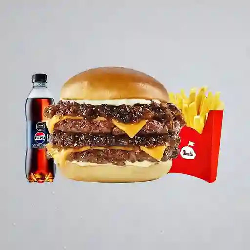 Combo Smash Cebolla Caramelizada Doble