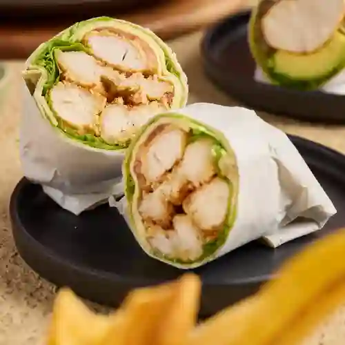 Wrap Pollo Naranja + Tocineta