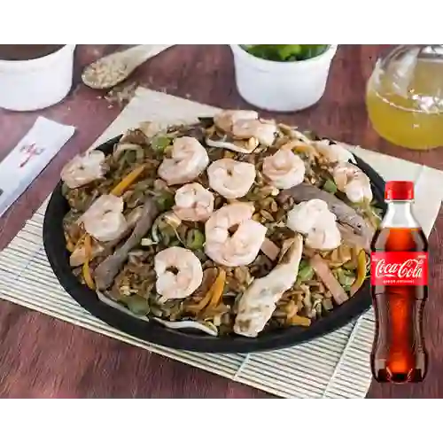 Combo Arroz Mixto de Camarón +cocacola Orig