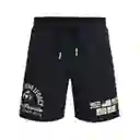 Under Armour Short Hw Terry Hombre Negro Talla LG 1377439-001