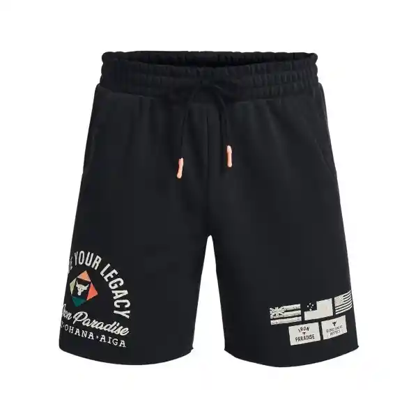 Under Armour Short Hw Terry Hombre Negro Talla LG 1377439-001